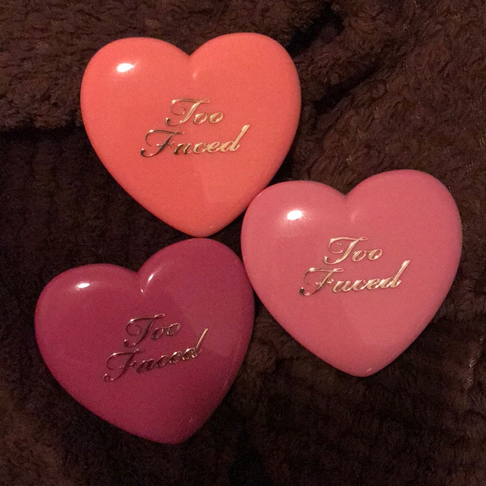 LIKE NEW- Lot of 3 Too faced blushes